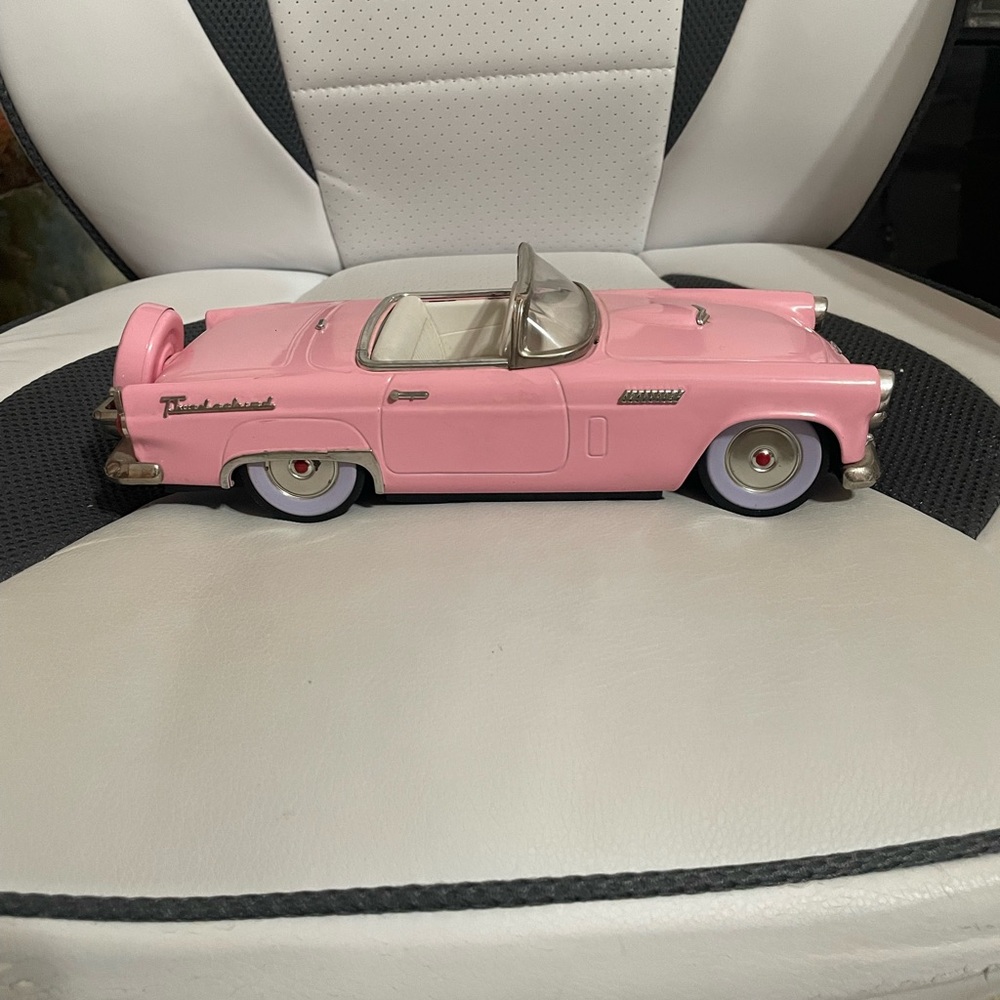 Classic Pink Convertible Thunderbird 1950’s Diecast car